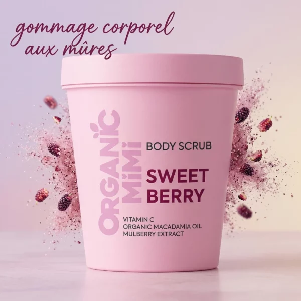 Gommage corporel aux baies sucrées - Organic Mini