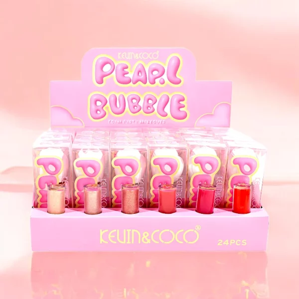 Lot de 24 : Brillants à Lèvres Pearl Bubble – Kevin & Coco