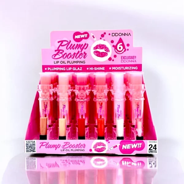 Présentoir de 24 : Brillants à Lèvres Plump Booster - D'Donna