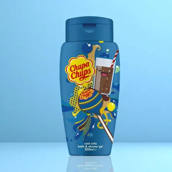 Lot de 12 : Gel de Douche & Bain COLA 300ml - Chupa Chups