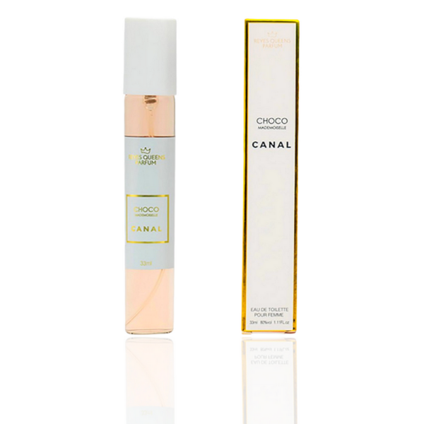 Lot de 3 : Eau de toilette générique femme Choco Mademoiselle Canal - Reyes Queens 33ml