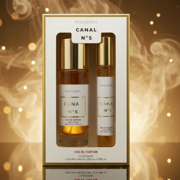 Lot de 3 : Coffret de 2 Eaux de Parfum Dupe CANAL N°5 - Reyes Queens Femme