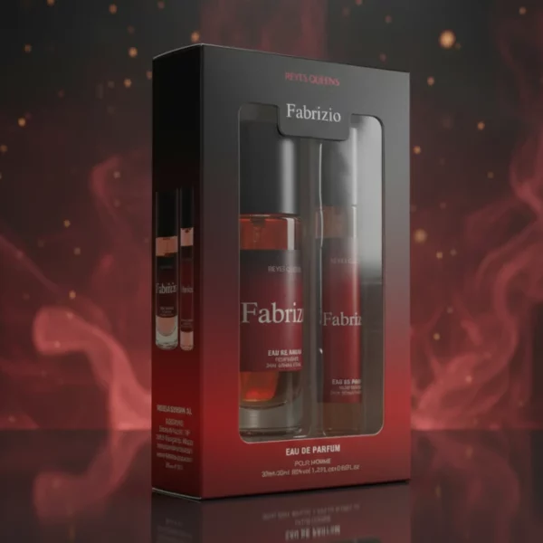 Lot de 3 : Coffret de 2 Eaux de Parfum Dupe FABRIZIO - Reyes Queens Homme