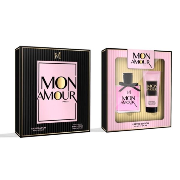 Coffret 2 pièces "MON AMOUR" - Eau de parfum + Lotion corporelle