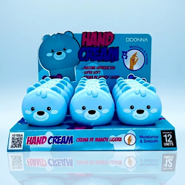 🐻✨ Présentoir de 12 : Crème Mains DDONNA OURS "Mascotte"🧸
