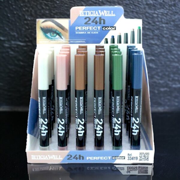 Pack de 24 Fards à paupières Sticks 24H - Leticia Well