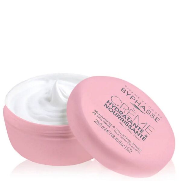 Crème hydratante et nourissante corps, visage et mains 250ml - Byphasse