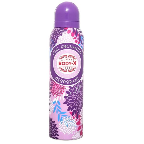 Mélange de 10 : Déodorant Body X 150ml