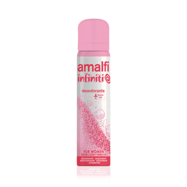 Carton de 10 : Déodorant pour femme "Infiniti", format voyage