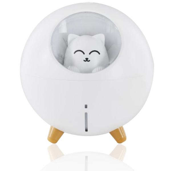 Diffuseur de parfum d'ambiance chat lumineux avec variation de couleur