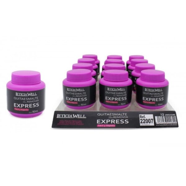 Pack de 12 : Dissolvant vernis à ongles Express - Leticia Well