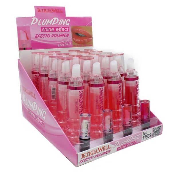 Présentoir de 20 : Gloss effet volume repulpant brillant