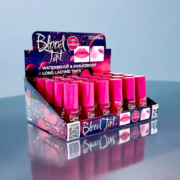 Pack de 24 Duo gloss & fard à joues "BLOOD TINT" - D'Donna