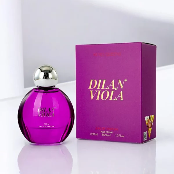 Carton de 12 : Eau de Parfum Générique Femme Dilan Viola 50ml - Reyes Queens