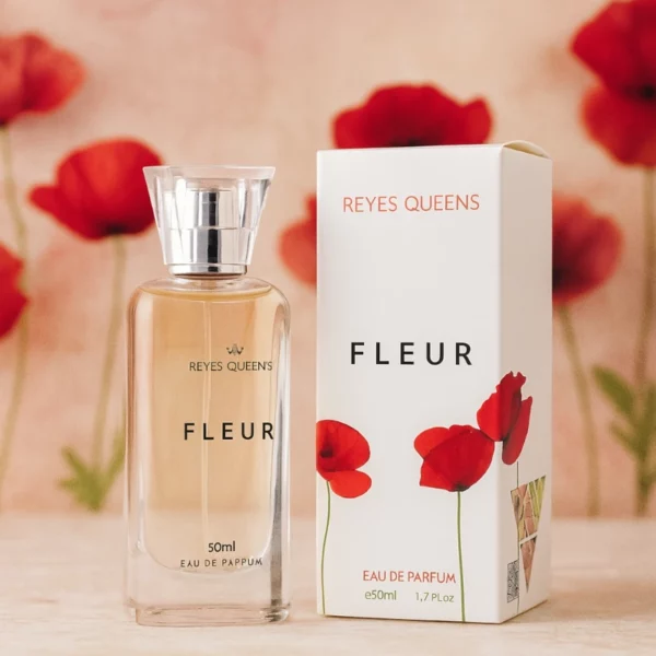 Carton de 12 : Eau de Parfum Générique Femme Fleur 50ml - Reyes Queens