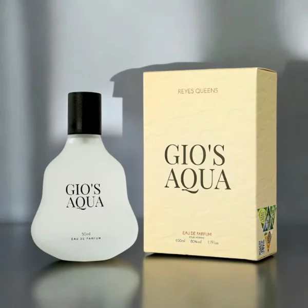Carton de 12 : Eau de Parfum Générique Homme Gio's Aqua - Reyes Queens