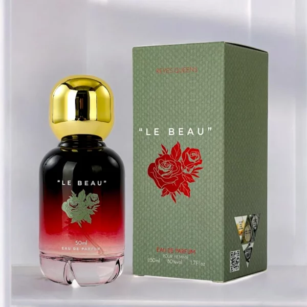 Carton de 12 4,25€ Pièce) : Eau de Parfum Générique Femme Le Beau 50ml - Reyes Queens