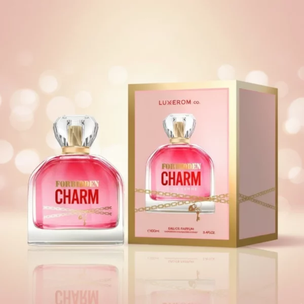 Lot de 3 : Eau de Parfum FORBIDDEN CHARM 100 ml - LUXEROM