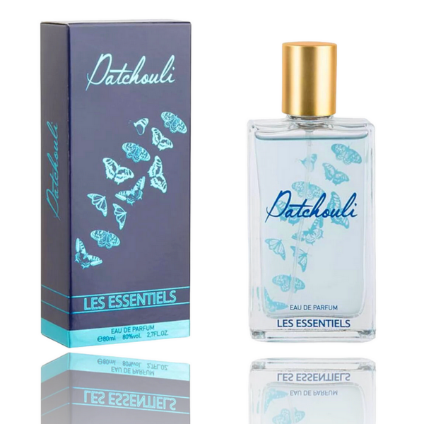 Lot de 3 : Eau de parfum premium Patchouli – Les essentiels – 80 ml
