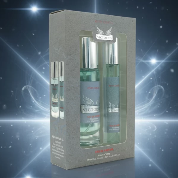 Lot de 3 : Coffret de 2 Eaux de Parfum Dupe VICTORIUS - Reyes Queens Homme