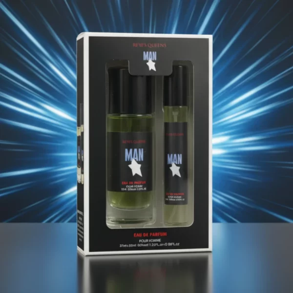 Lot de 3 : Coffret de 2 Eaux de Parfum Dupe MAN - Reyes Queens Homme