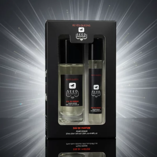 Lot de 3 : Coffret de 2 Eaux de Parfum Dupe SEED ADVENTURE - Reyes Queens Homme