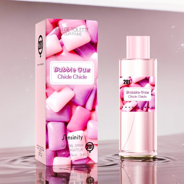 Lot de 5 : Eau de toilette pour femme - Bubbe Gum