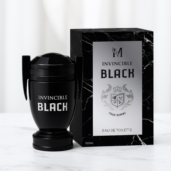 Lot de 5 : Eau de Toilette Homme INVINCIBLE BLACK 100ml - Mirage