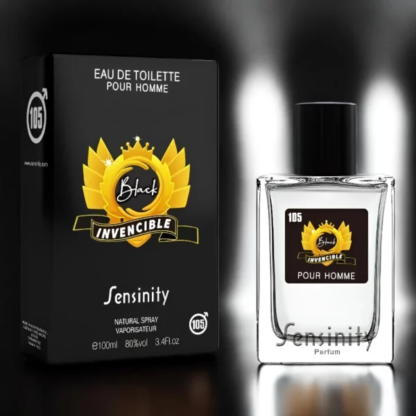 Lot de 3 : Eau de Toilette Générique Pour Homme Black Invencible – Sensinity