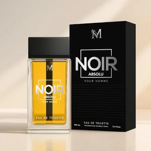 Lot de 5 : Eau de Toilette Homme NOIR ABSOLU 100ml - Mirage