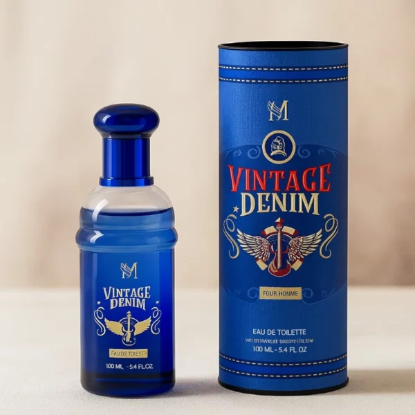 Lot de 5 : Eau de Toilette Homme VINTAGE DENIM 100ml - Mirage