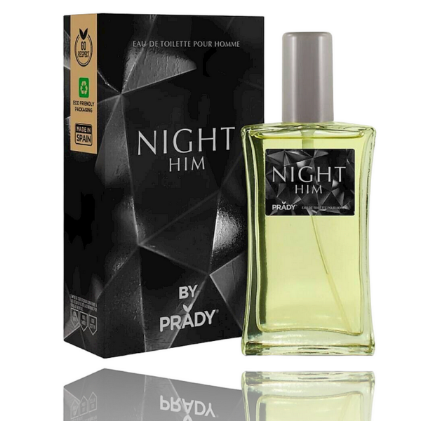 Lot de 3 eaux de toilette générique "NIGHT HIM" - PRADY homme