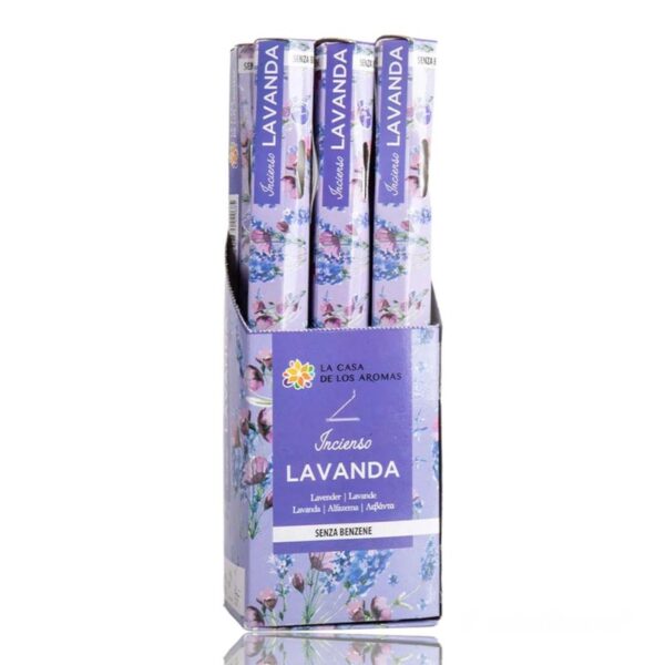 Pack de 6 boîtes de 20 sticks d'encens - Lavande