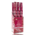 Pack de 6 boîtes de 20 sticks d'encens - Rose