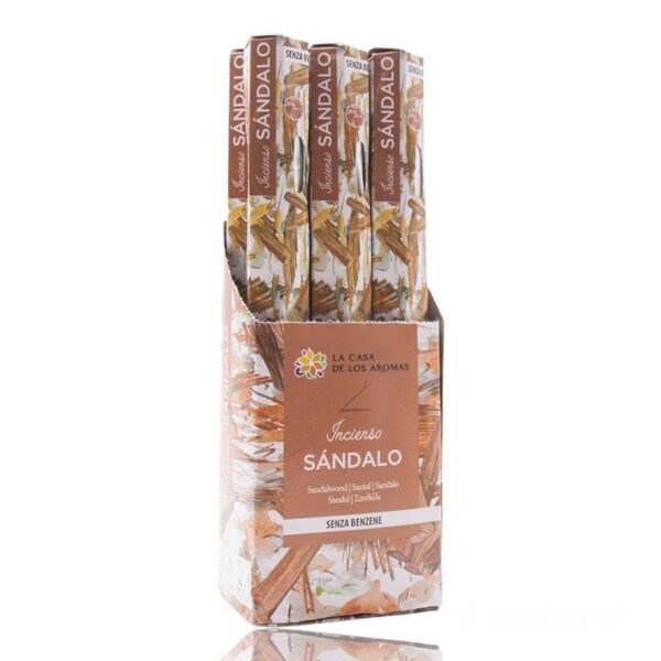Pack de 6 boîtes de 20 sticks d'encens - Santal