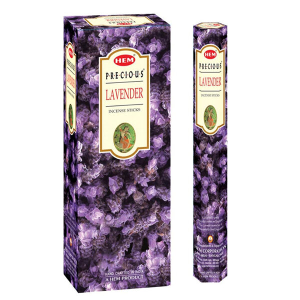 Lot de 6 Boîtes de 20 Bâtonnets d'encens - Lavande
