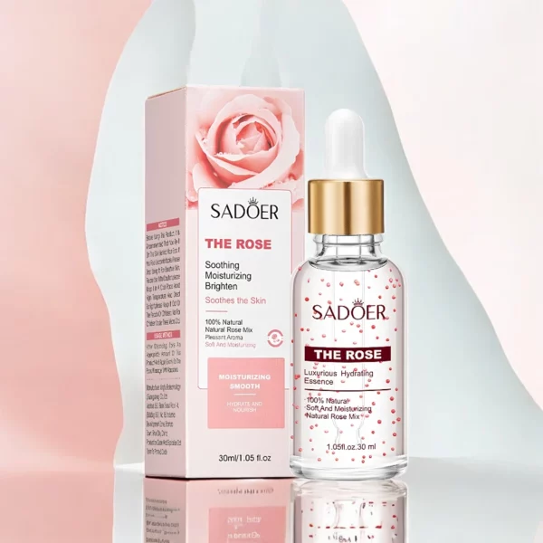 Lot de 3 : Essence pour le Visage 100% Naturelle à l'Extrait de ROSE 30ml - Sadoer