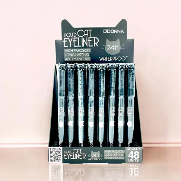 Pack de 48 Eye Liner Noir & Marron Liquide CAT 24H - D'Donna