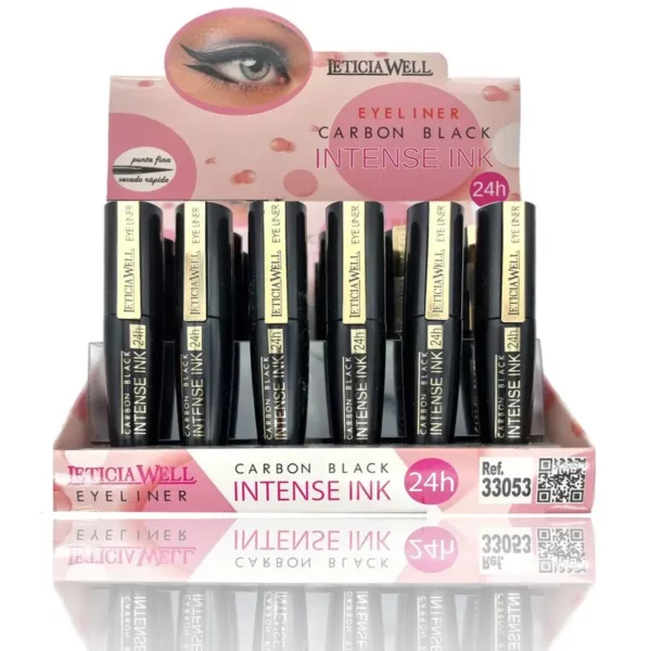 Présentoir de 24 : Eye-liners noirs graphiques