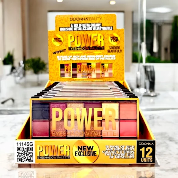 Pack de 12 : Grande palette fard à paupières POWER - D'Donna