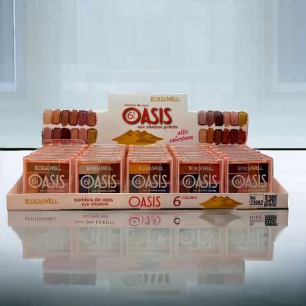 Pack de 24 : Palette fard a paupières Oasis - Leticia Well