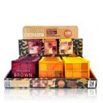 Pack de 24 : Palette fard a paupières BROWN - D'Donna
