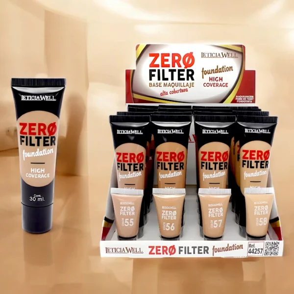 Pack de 16 Fonds de Teint Zero Filtre - Leticia Well