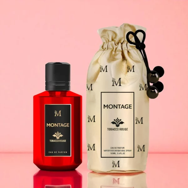 Lot de 5 : Eau de Parfum Femme MONTAGE TOBACCO ROUGE 100ml - Mirage