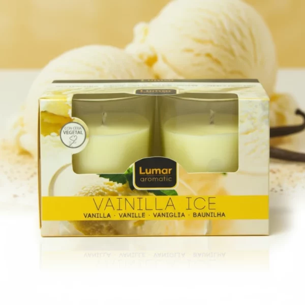 Packs de 8X2 : Pack 2 Bougies Vanille - Lumar