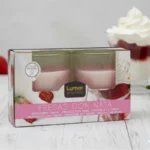 Packs de 8X2 : Pack 2 Bougies Fraise Chantilly - Lumar