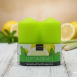Lot de 12X2 Bougies - Parfum Menthe & Citron - 10cm X 4,70cm - 24H