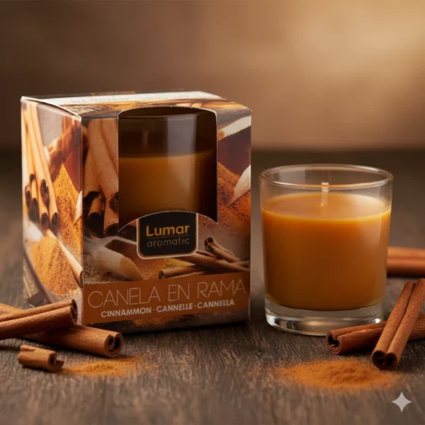 Pack de 12 - Bougie parfum Cannelle