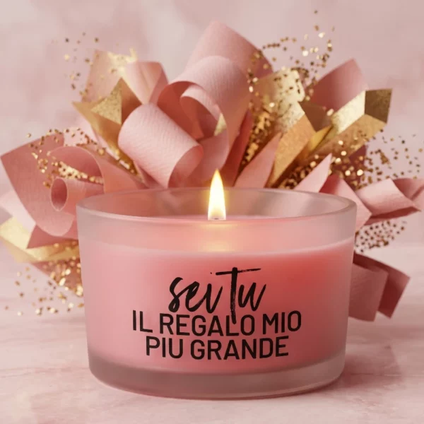Lot de 4 🕯️ Bougies Parfumées ROSE DE BULGARIE en Verre Givré – Collection "Messages Inspirants"
