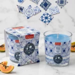 Lot de 6 🕯️ ✨ Bougie Parfumée à La Papaye Collection "Mosaïque" – Seta Home